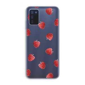 Framboosjes: Samsung Galaxy A03s Transparant Hoesje