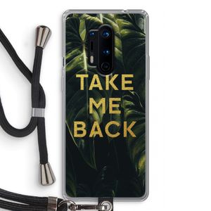 Take me back: OnePlus 8 Pro Transparant Hoesje met koord