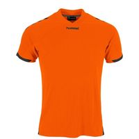 Hummel 110007K Fyn Shirt Kids - Orange-Black - 152 - thumbnail