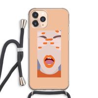 Surprise: iPhone 11 Pro Max Transparant Hoesje met koord