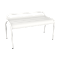 Fermob Luxembourg Compact tuinbank Cotton White