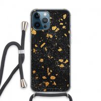 Terrazzo N°7: iPhone 13 Pro Max Transparant Hoesje met koord