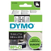 Labeltape dymo labelmanager d1 polyester 9mm wit | 5 stuks