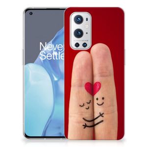 OnePlus 9 Pro Silicone Back Cover Liefde - Origineel Romantisch Cadeau