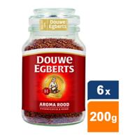 Douwe Egberts - Aroma rood oploskoffie - 6x 200g
