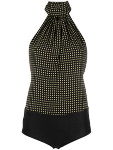 Philosophy Di Lorenzo Serafini haut en soie à pois - Noir