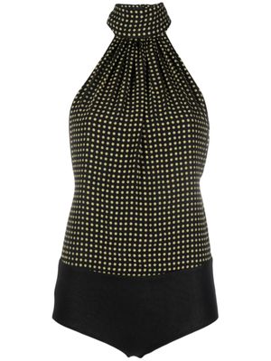 Philosophy Di Lorenzo Serafini haut en soie à pois - Noir