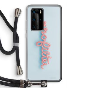 #nofilter: Huawei P40 Pro Transparant Hoesje met koord