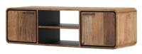 DTP Home Hangend TV-meubel Evo Teakhout, 145cm - Bruin - thumbnail