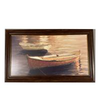 Schilderij met Lijst twee scheepjes