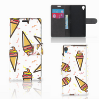 Sony Xperia Z3 Book Cover Icecream