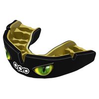 OPRO 790003 Instant Custom Dentist Fit Eyes Mouthguard - Black/Green/Gold - SR
