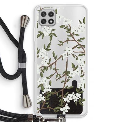 Blossoming spring: Samsung Galaxy A22 4G Transparant Hoesje met koord