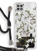 Blossoming spring: Samsung Galaxy A22 4G Transparant Hoesje met koord