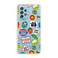 Fruitsticker: Samsung Galaxy A73 Transparant Hoesje