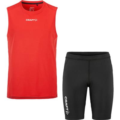 Craft Singlet Korte Legging Set Heren