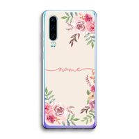 Rozen: Huawei P30 Transparant Hoesje