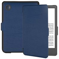 Lunso - Kobo Clara 2E hoes (6 inch) - sleep cover - Blauw