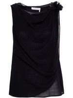 Chloé Tanktop met broche-detail - Blauw - thumbnail