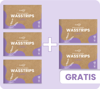 Wasstrips - 3 + 2 GRATIS Lavendel Wasstrips - 3 + 2 GRATIS Lavendel