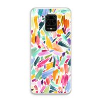 Watercolor Brushstrokes: Xiaomi Redmi Note 10 Lite Transparant Hoesje