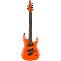Jackson Pro Plus Series DK Modern HT7 MS EB Satin Orange Crush elektrische gitaar met gigbag - thumbnail