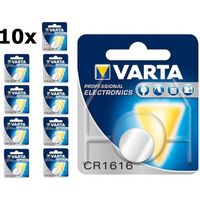 Varta CR1616 55mAh 3V Lithium knoopcel Professional Electronics - 10 stuks - thumbnail