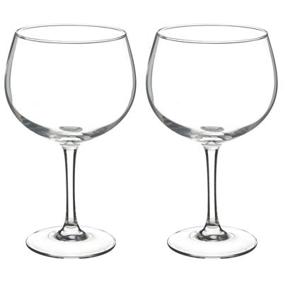 Secret de Gourmet Gin Tonic glazen - 8x stuks - 700 ml - transparant - 12 x 20 cm