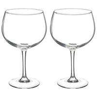 Secret de Gourmet Gin Tonic glazen - 8x stuks - 700 ml - transparant - 12 x 20 cm