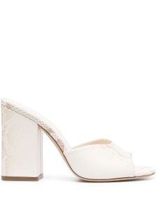 Paris Texas mules Anja 105 mm - Blanc