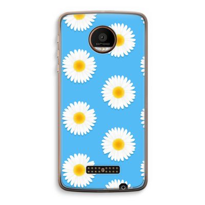 Margrietjes: Motorola Moto Z Force Transparant Hoesje