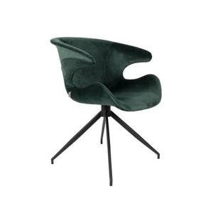 Zuiver Mia Eetkamerstoelen met armleuning Groen - Set van 2