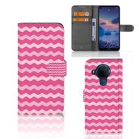 Nokia 5.4 | Telefoon Hoesje | Waves Pink