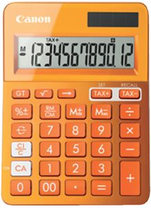 Canon LS-123k calculator Desktop Basisrekenmachine Oranje