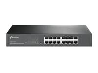 TP-Link TL-SG1016DE Managed L2 Gigabit Ethernet (10/100/1000) 1U Zwart - thumbnail