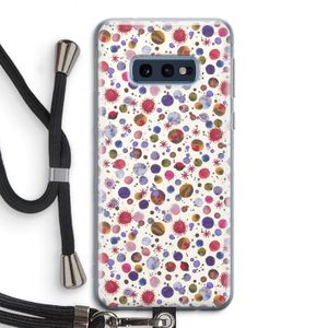 Planets Space: Samsung Galaxy S10e Transparant Hoesje met koord