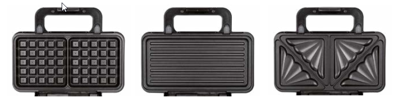 Broodrooster/wafelijzer/grill MPM MOP-43M