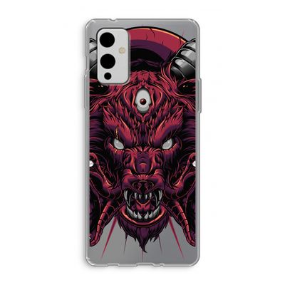 Hell Hound and Serpents: OnePlus 9 Transparant Hoesje