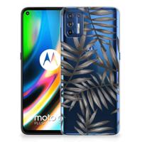 Motorola Moto G9 Plus | TPU Case | Leaves Grey
