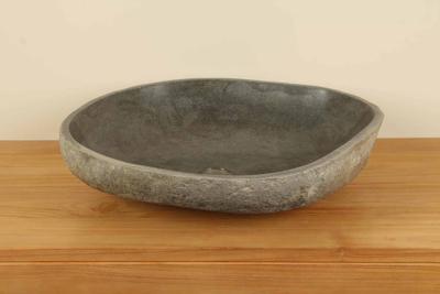 Waskom riviersteen RXL050303, 61x56x15 cm