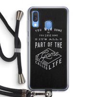 Life: Samsung Galaxy A40 Transparant Hoesje met koord