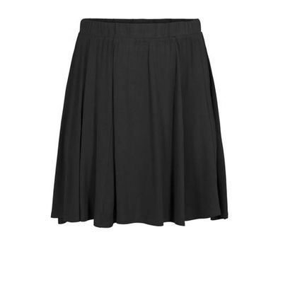 Zizzi rok VSKATER met plooien zwart Zizzi rok VSKATER met plooien zwart