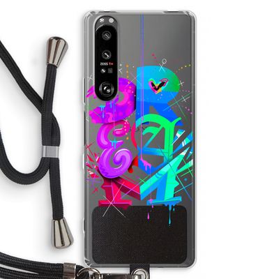 Dream: Sony Xperia 1 III Transparant Hoesje met koord
