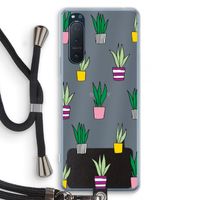 Sanseveria: Sony Xperia 5 II Transparant Hoesje met koord