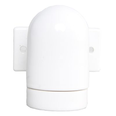 Wandarmatuur opbouw Waly wit E27 fitting Perluci