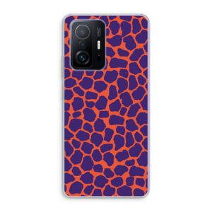 Purple Giraffe: Xiaomi 11T Pro Transparant Hoesje