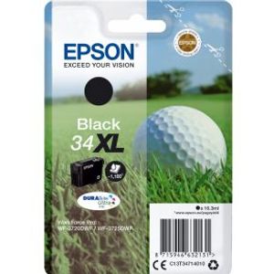 Epson Golf ball Singlepack Black 34XL DURABrite Ultra Ink