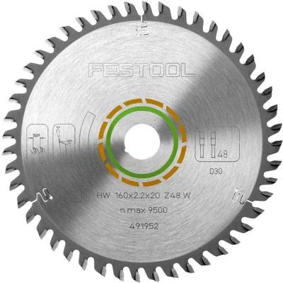 Festool Cirkelzaagblad voor Hout | Wood Fine Cut | Ø 160mm Asgat 20mm 48T - 491952