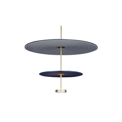 Penta - Feel Medium steel Zwart metaal Hanglamp