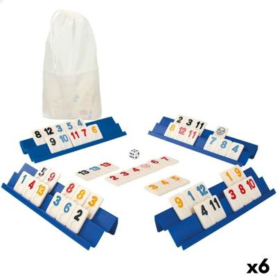 Bordspel CB Games Rummi 24,5 x 3 x 6 cm (112 Onderdelen) (6 Stuks)